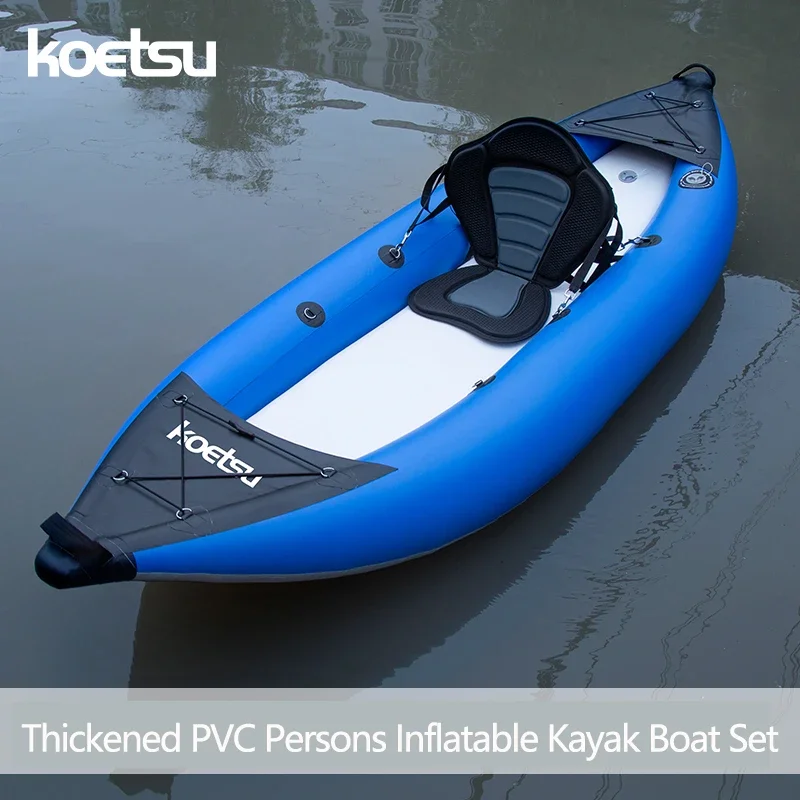 KOETSU 1-2 Persons Inflatable  - Fishing Boat Paddle ulasan dan harga